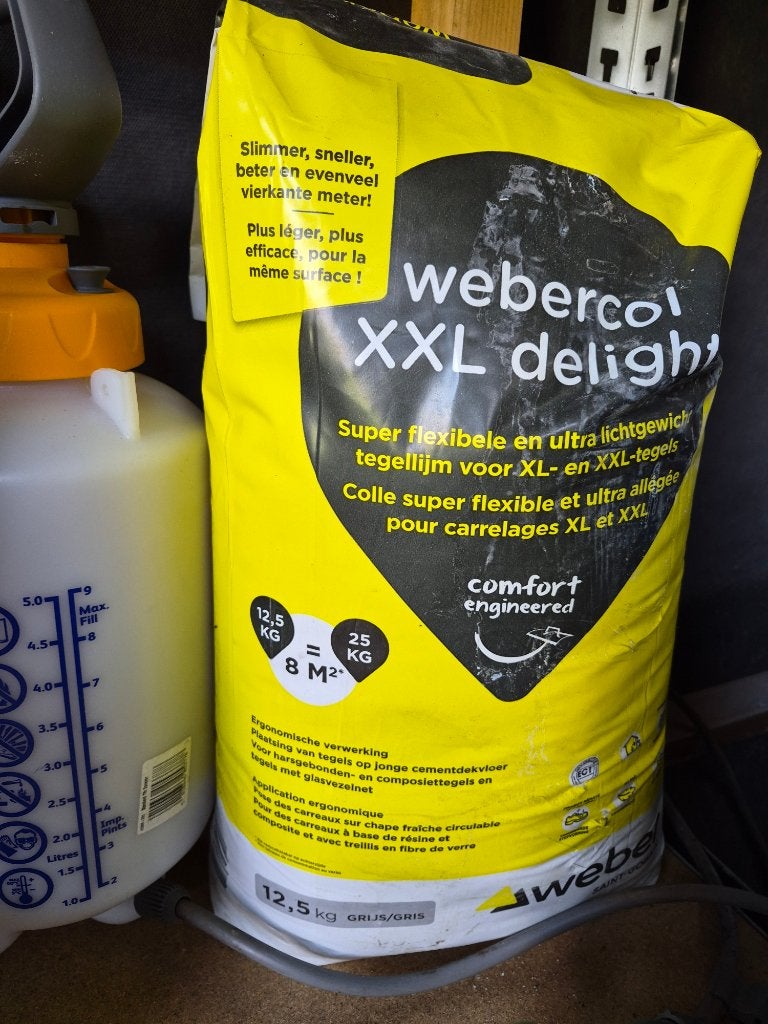 Adhésif à carrelage Weber XXL Delight, Enlèvement, Neuf