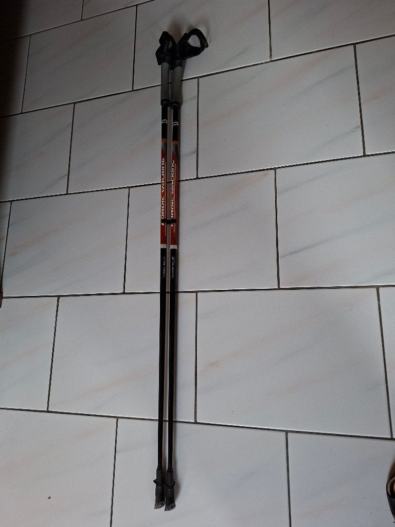 nordic walkingsticks, Sport en Fitness, Ophalen, Zo goed als nieuw, Wandelstok