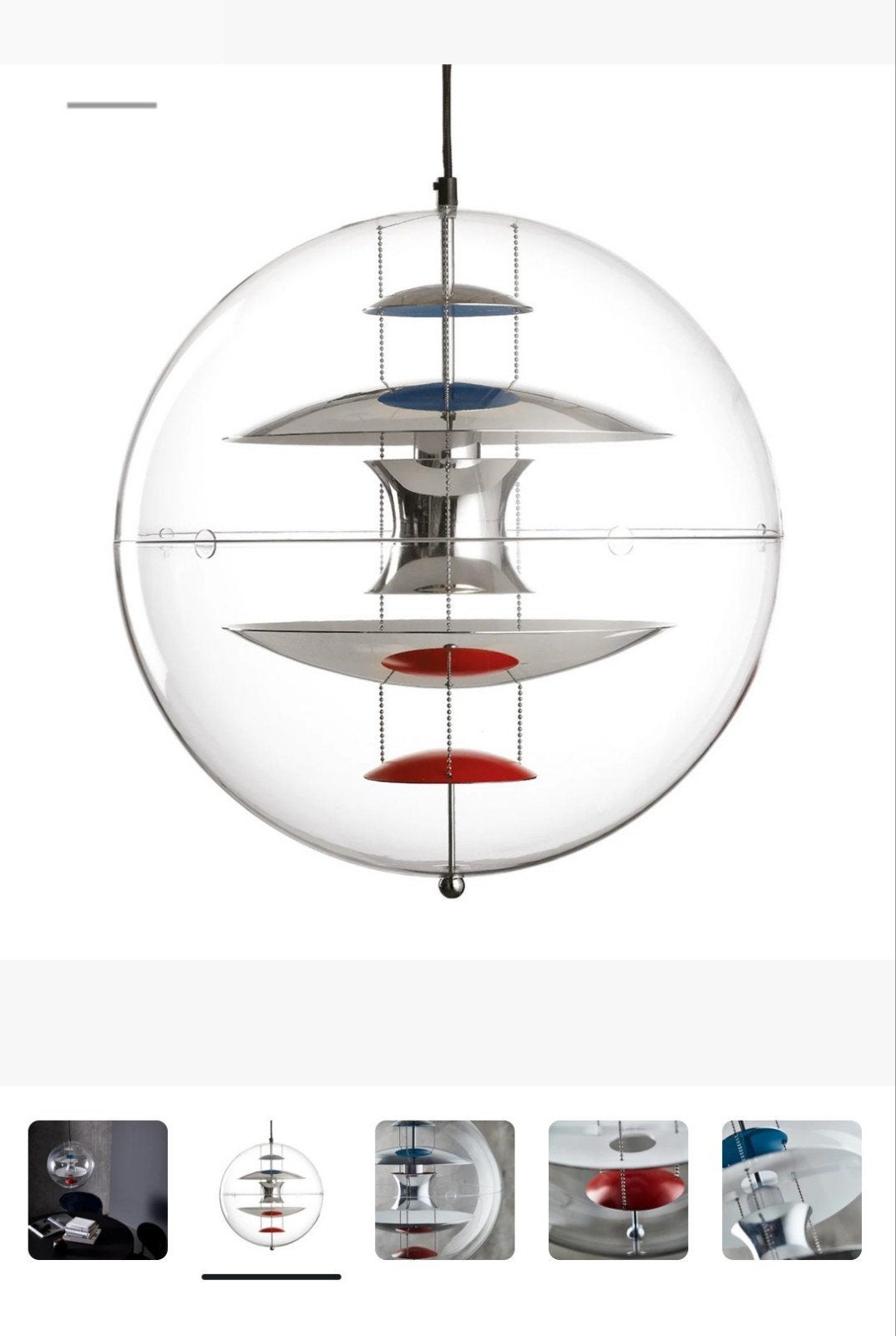 panton lamp globe 40 cm, Huis en Inrichting, Ophalen, Nieuw, Kunststof, Panton