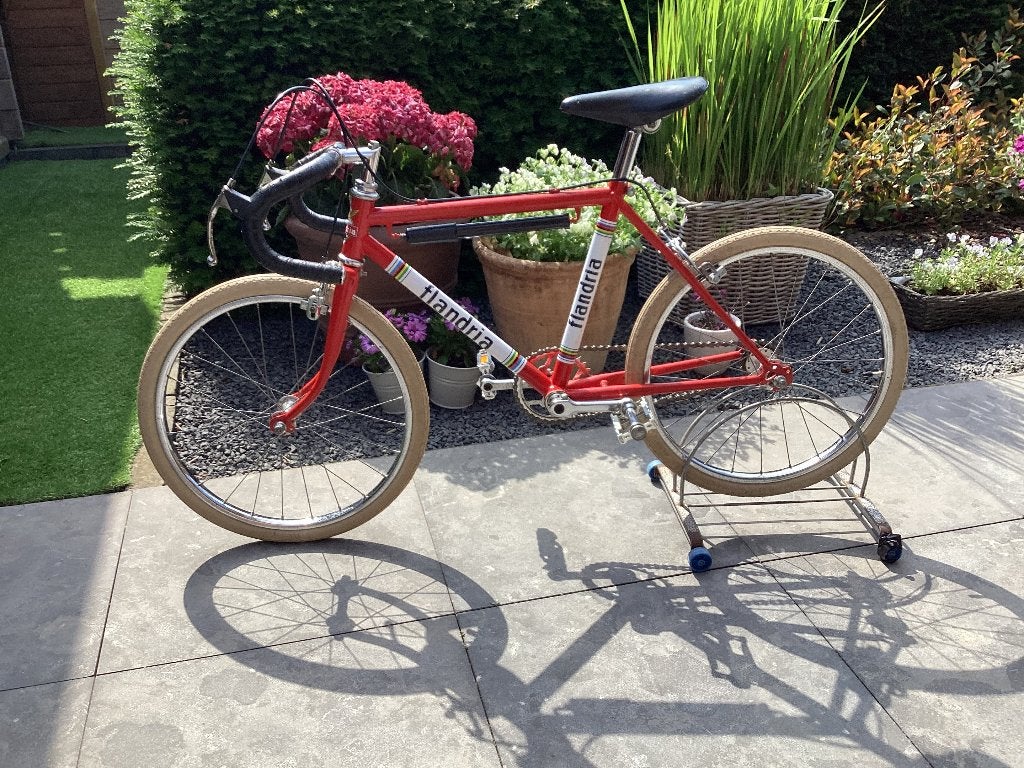 Flandria 16 inch kinderkoersfiets, Ophalen, Velgrem, Flandriá, Zo goed als nieuw