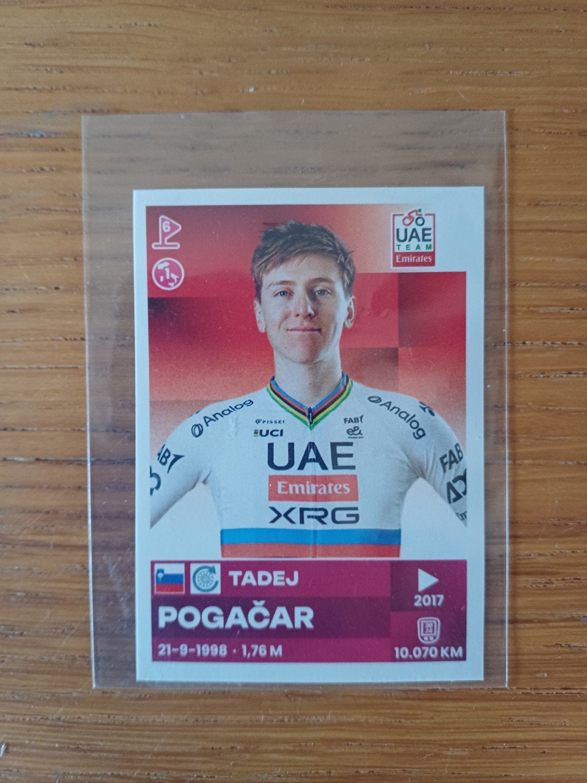 Panini Giro d'Italia 2025 Tadej Pogacar Nr 266, Ophalen of Verzenden