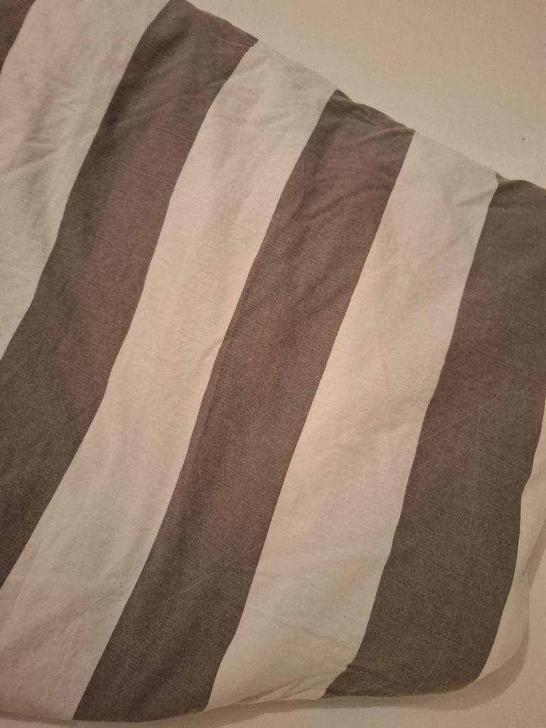 Housse en duvet à rayures Cendrillon, Enlèvement ou Envoi, Housse de couette, Comme neuf, Blanc