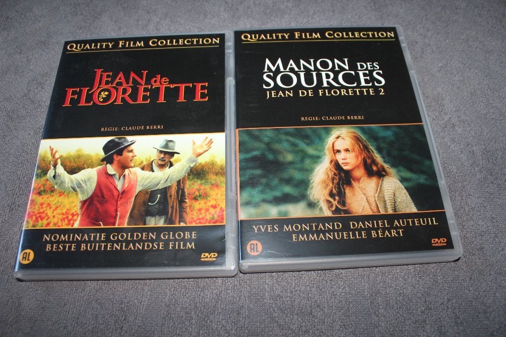 DVD Jean de Florette + Manon des Sources, Cd's en Dvd's, Gebruikt, Drama, Alle leeftijden, Nederlands