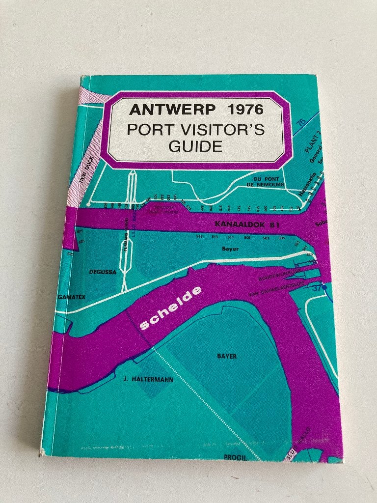 " Antwerp 1976 " Port visitor's guide met plan ( met reclame, Diverse auteurs, Ophalen of Verzenden, 20e eeuw of later, Gelezen