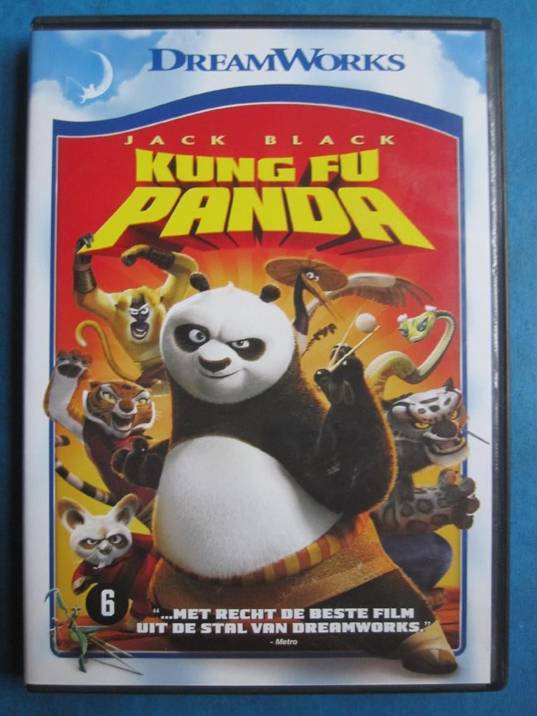 Kung Fu Panda (2008), Cd's en Dvd's, Dvd's | Tekenfilms en Animatie, Zo goed als nieuw, Amerikaans, Tekenfilm, Vanaf 6 jaar, Ophalen of Verzenden