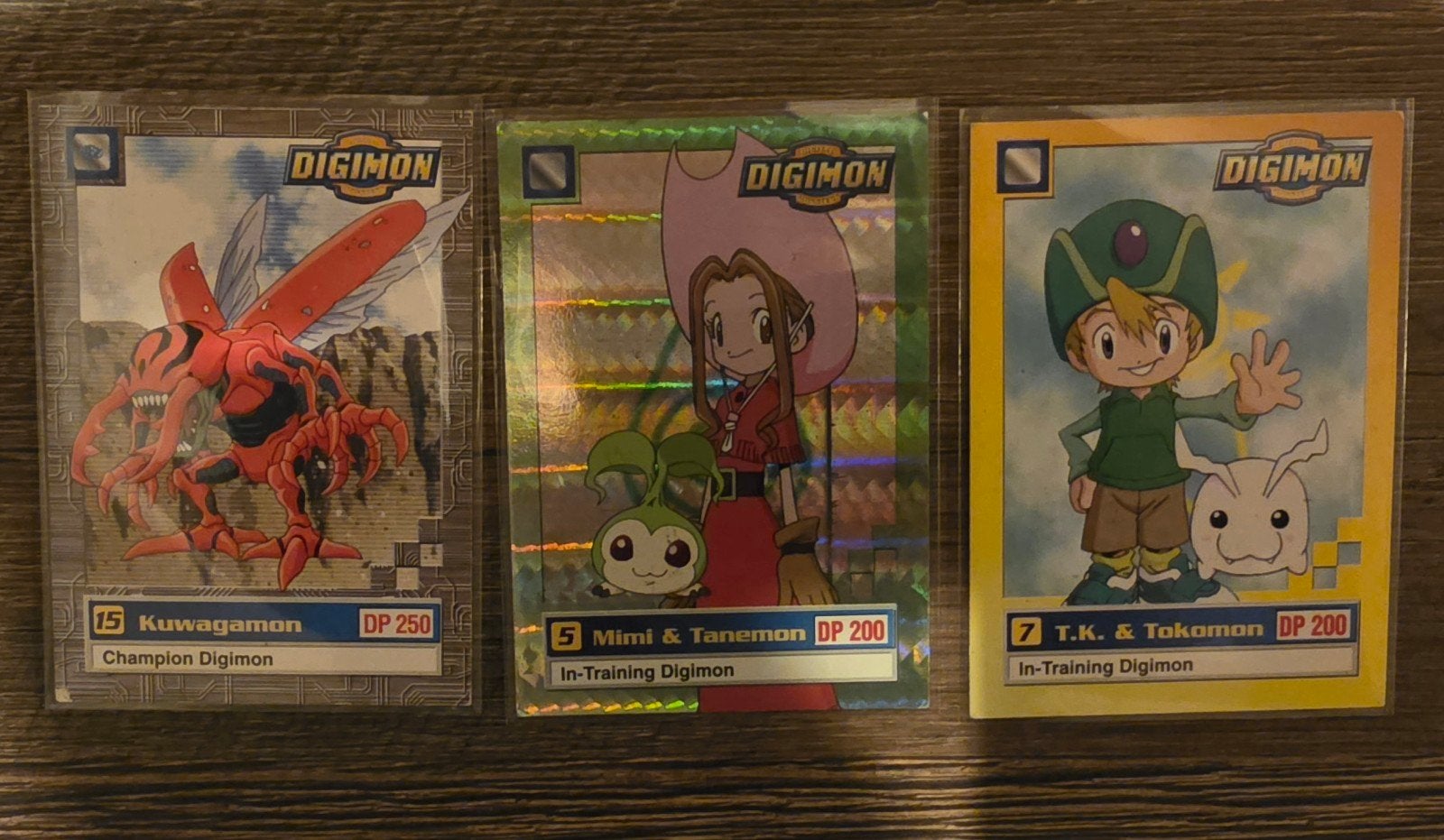 Digimon Series 1-kaarten (1999-2000), Ophalen
