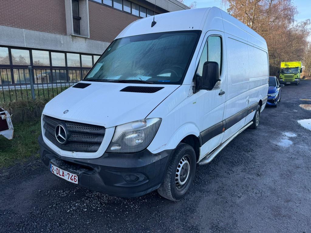Mercedes 316CDI Face Lift MAXI AIRCO 2013 450,000KM EURO5B, Euro 5, Zwart, Wit, Bedrijf
