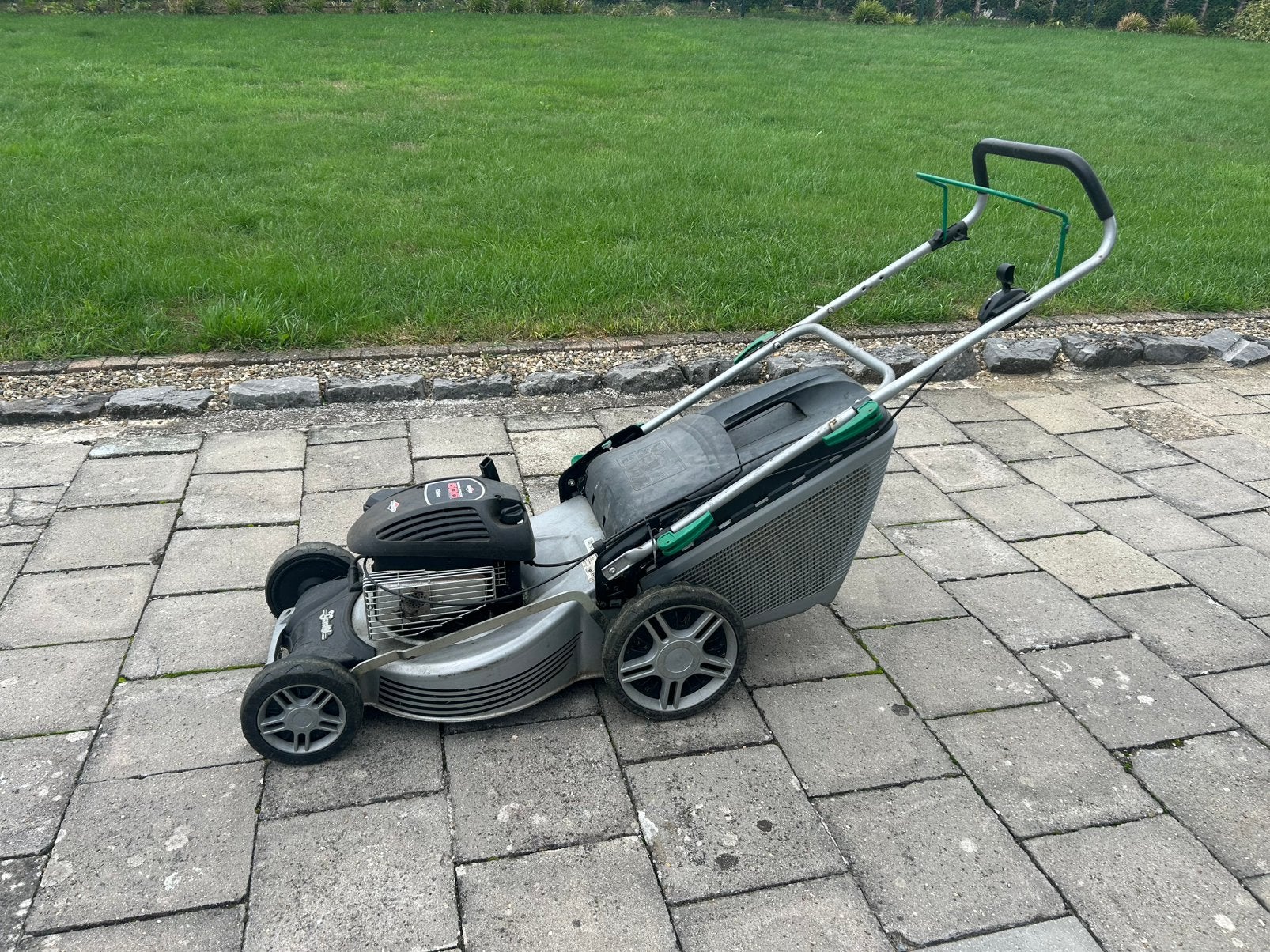 Grasmaaier goede staat, Tuin en Terras, Ophalen, Cirkelmaaier, Gebruikt, Opvangbak