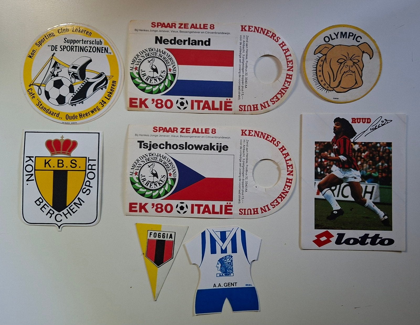 stickers Voetbal, Verzamelen, Ophalen of Verzenden, Zo goed als nieuw, Sport