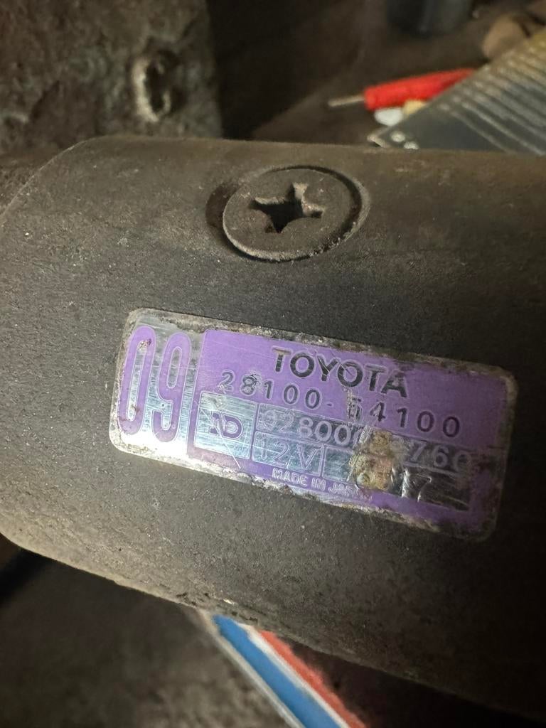 Starter toyota lj70 2.4 TD, Auto-onderdelen, Ophalen, Toyota