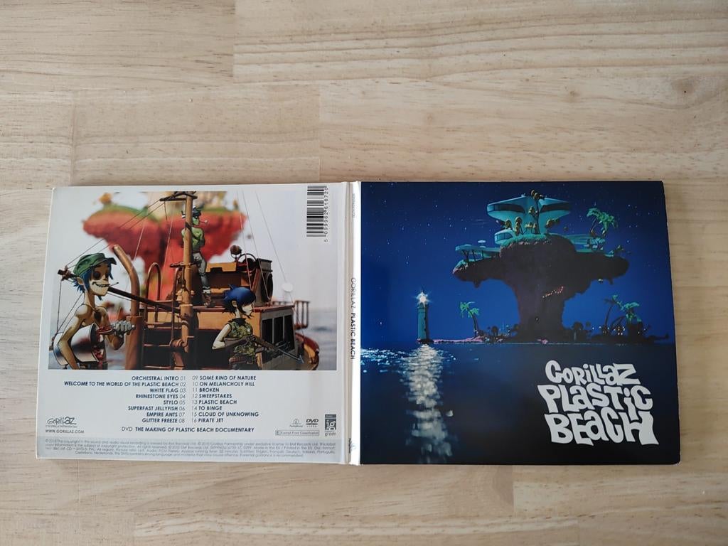 Gorillaz 'Plastic Beach' - 2010, Cd's en Dvd's, Ophalen of Verzenden, Zo goed als nieuw, Inclusief boekje