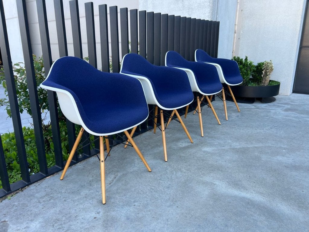 Chaises DAW Vitra Eames, lot de 8, Enlèvement ou Envoi, Design, Bois, Comme neuf