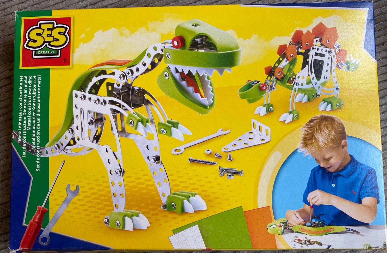 SES jeu de construction dinosaure en metal, Neuf, Métal, Kit de bricolage, Enlèvement