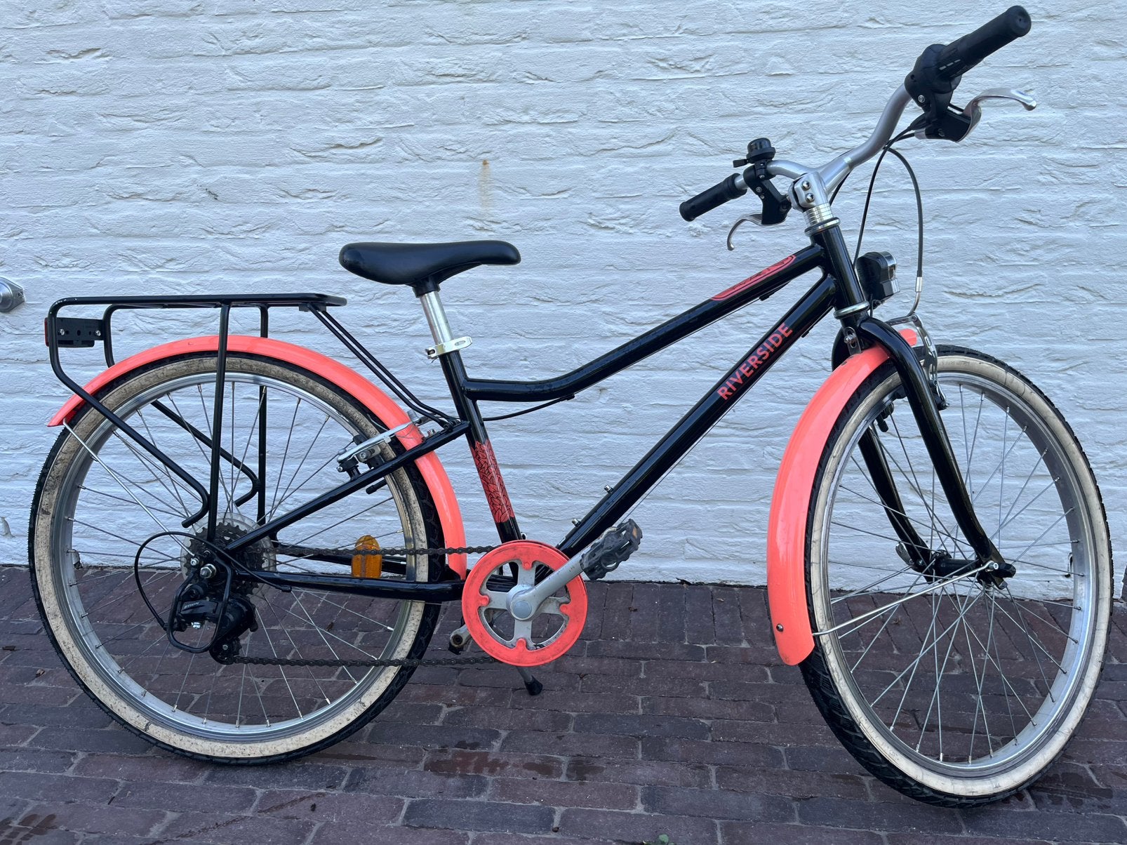 Meisjesfiets Btwin 24 inch 7-11 jaar, Fietsen en Brommers, Minder dan 10 versnellingen, Gebruikt, Overige maten, Ophalen