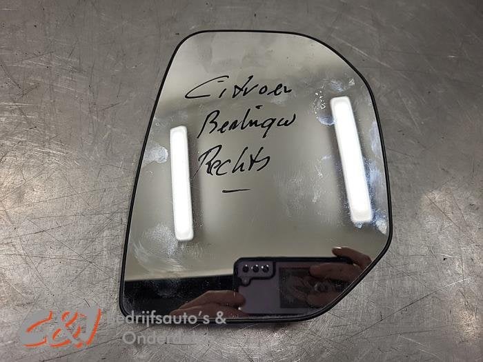 Spiegelglas rechts van een Citroen Berlingo, Auto-onderdelen, Gebruikt, -, Ophalen of Verzenden, -