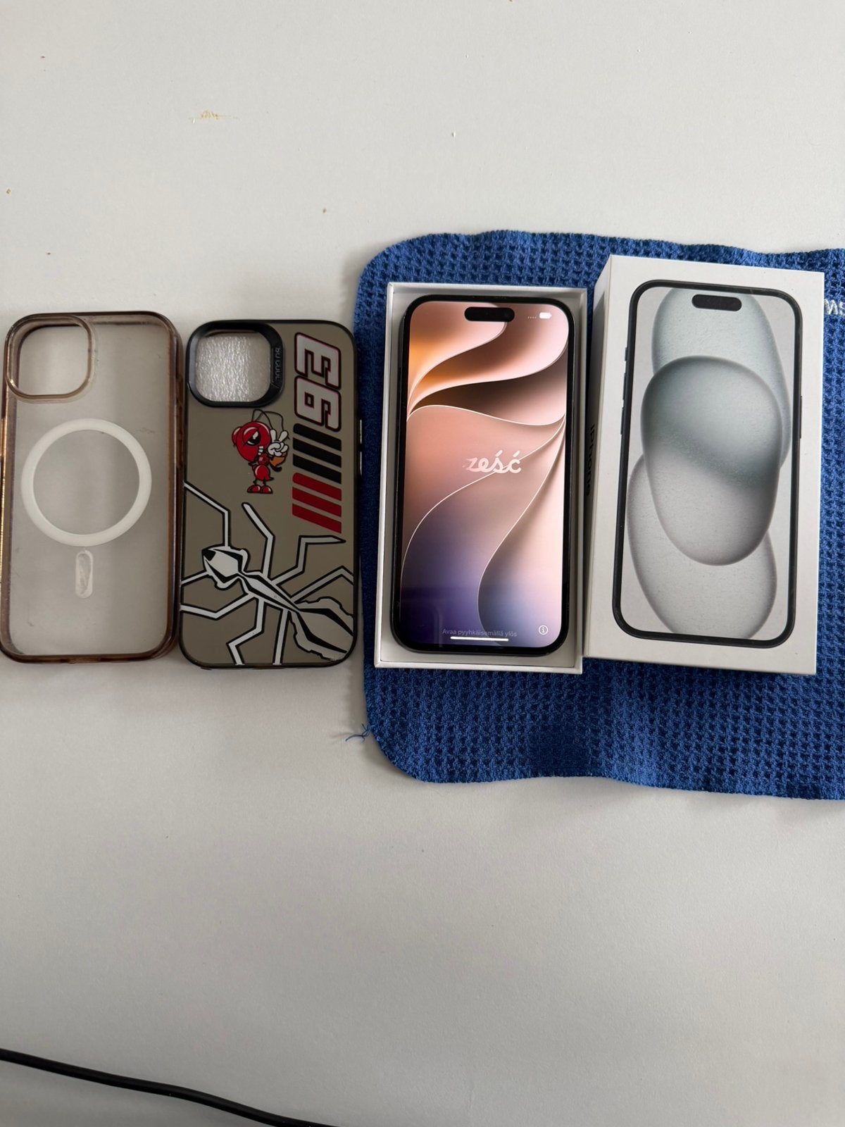iPhone 15 – 128 GB – Zwart, Télécoms, 128 GB, IPhone 15, Comme neuf, Enlèvement