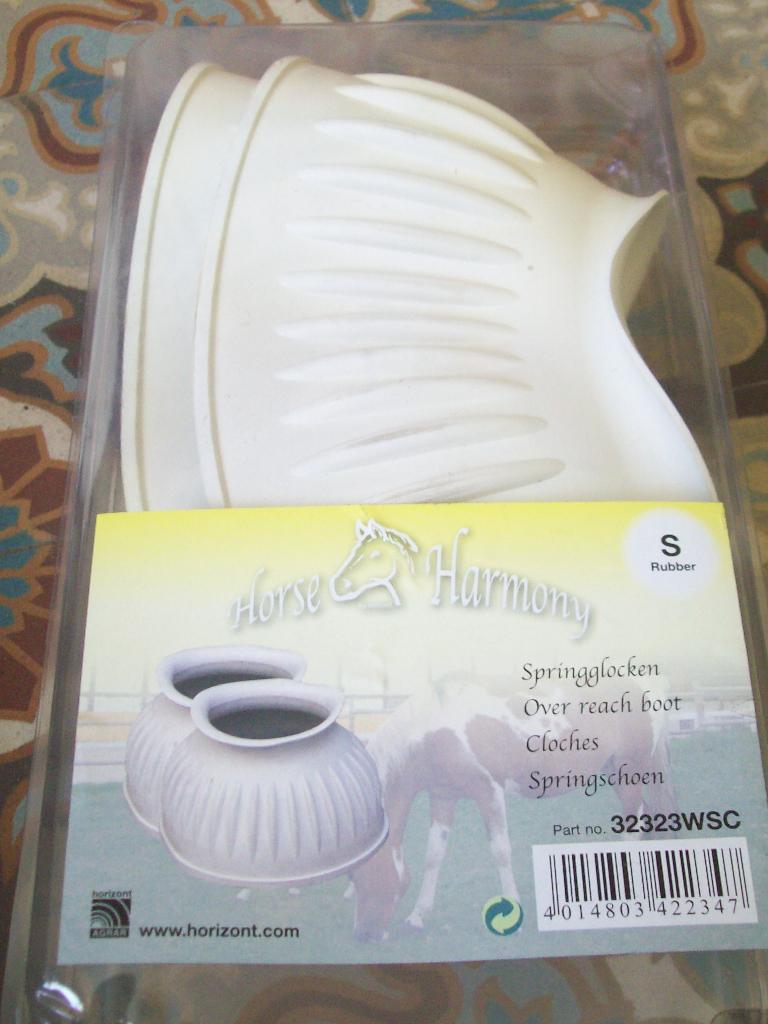 White Bell Boots Small Horse Harmony Neufs dans leur boîte, Animaux & Accessoires, Enlèvement ou Envoi, Neuf, Obstacle