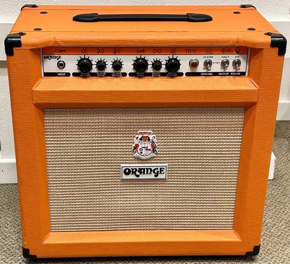Combiné TH30 orange, Musique & Instruments, Enlèvement ou Envoi, Comme neuf, Guitare, Moins de 50 watts