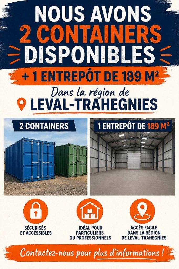 Entrepôt a louer 189m2