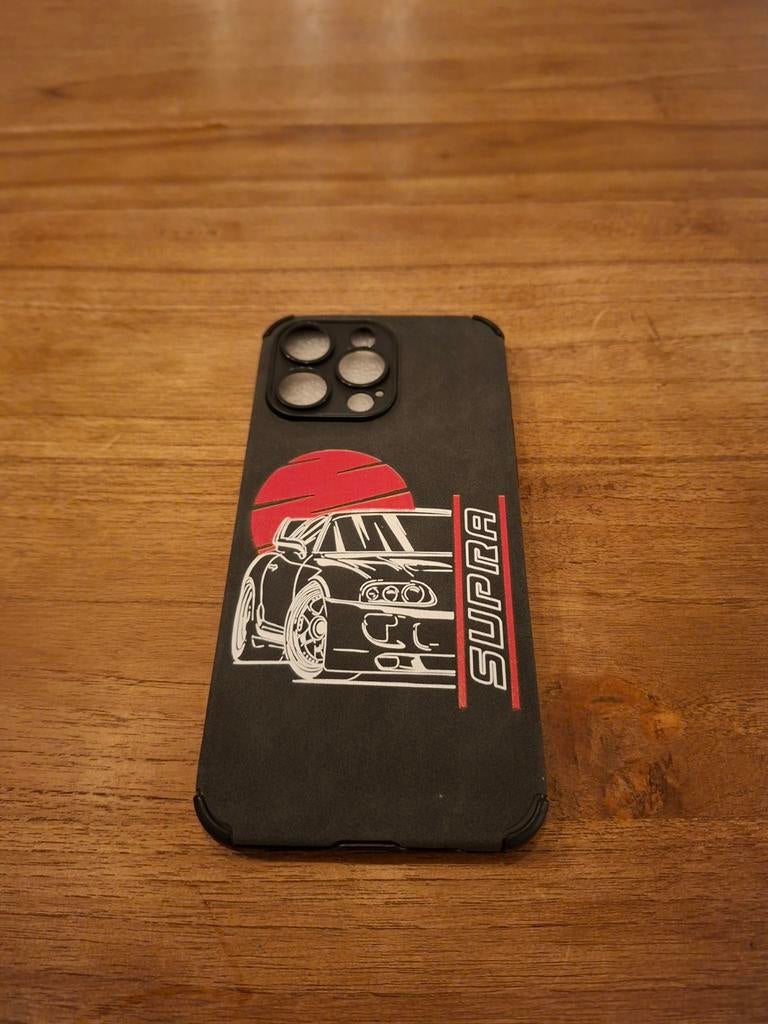 Iphone 15 pro max/ nieuw / toyota supra, Ophalen, Nieuw, Zwart, Kunstleer
