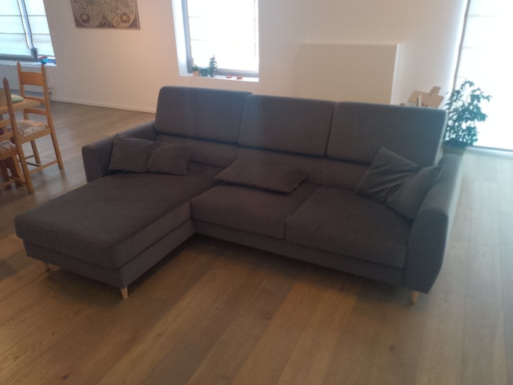 Canapé IKEA SLATORP 3 places avec méridienne – Quasi neuf, 250 à 300 cm, Banc droit, Bois, Enlèvement