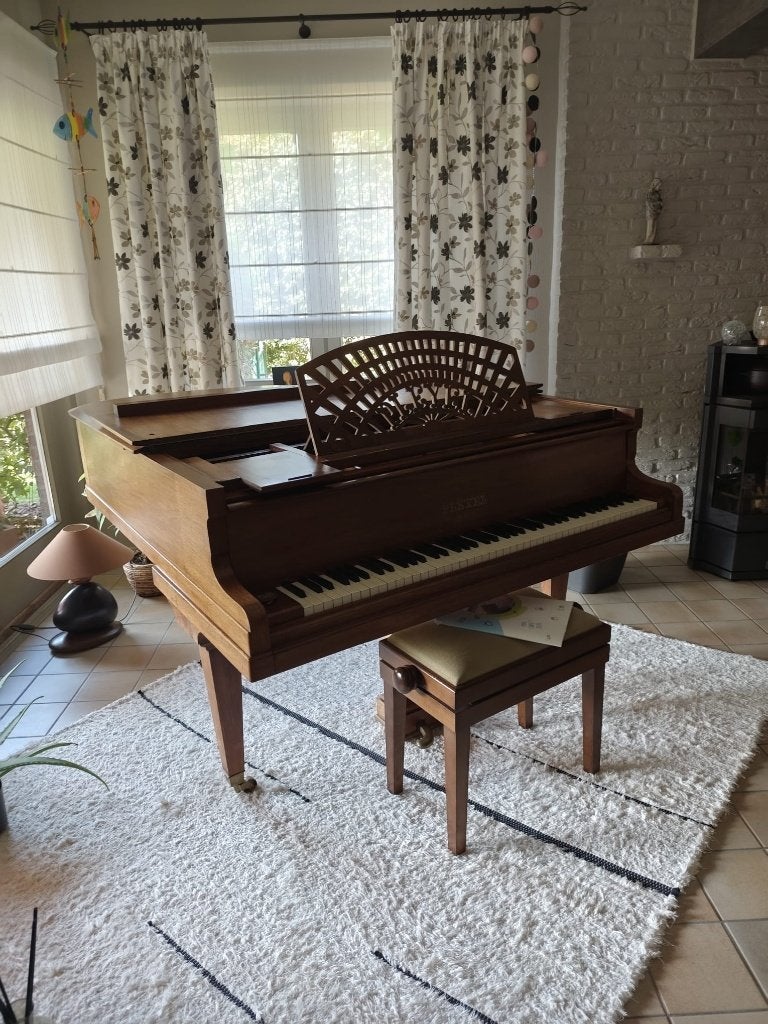 Piano 1/4 Pleyel de 1929, Musique & Instruments, Enlèvement, Comme neuf, Brun, Piano