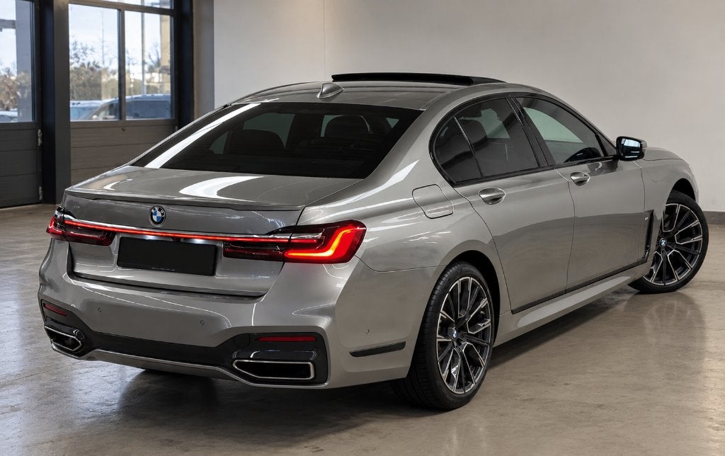 Bmw 745 E-HYBRIDE RECHARGEABLE PACK M FULL 394CH 1ERE MAIN, Autos, Cuir, Argent ou Gris, Achat, Entretenue par le concessionnaire