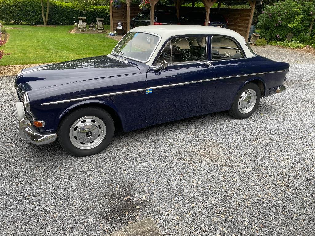 Volvo Amazon, Auto's, Oldtimers, Particulier, Volvo, Benzine, 2 deurs, Handgeschakeld, Blauw, Blauw, Kunstmatig leder, Achterwielaandrijving
