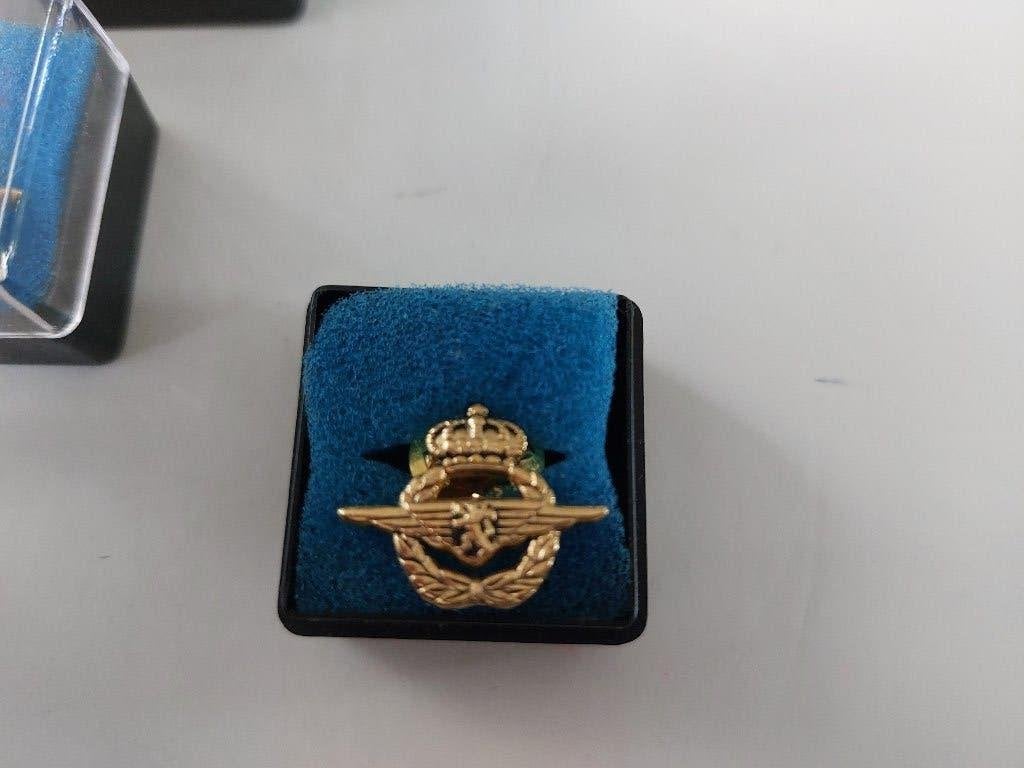Pins à l'emblème des Forces aériennes belges, Collections, Objets militaires | Général, Enlèvement ou Envoi, Armée de l'air, Emblème ou Badge