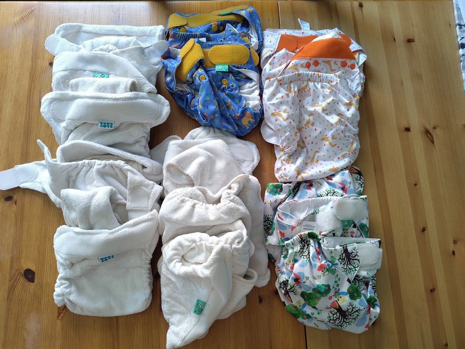 Herbruikbare luiers (30) + Overbroekjes (9), Kinderen en Baby's, Ophalen, Gebruikt