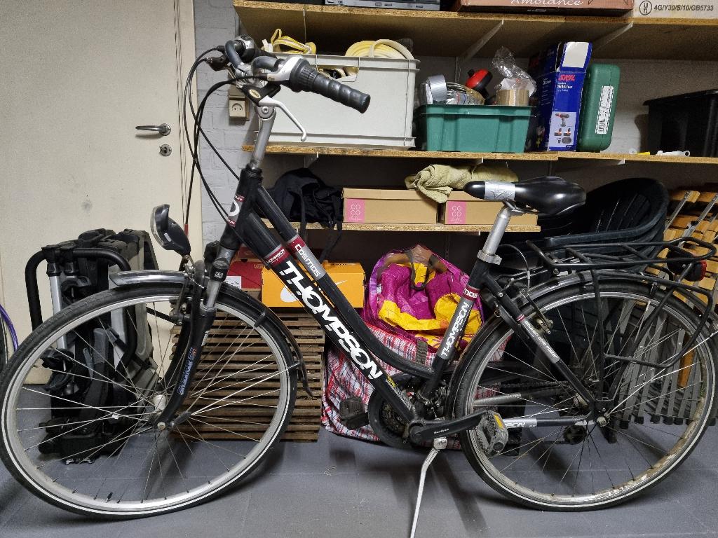 Damesfiets, Fietsen en Brommers, Gebruikt, Velgrem, Versnellingen, 56 cm of meer