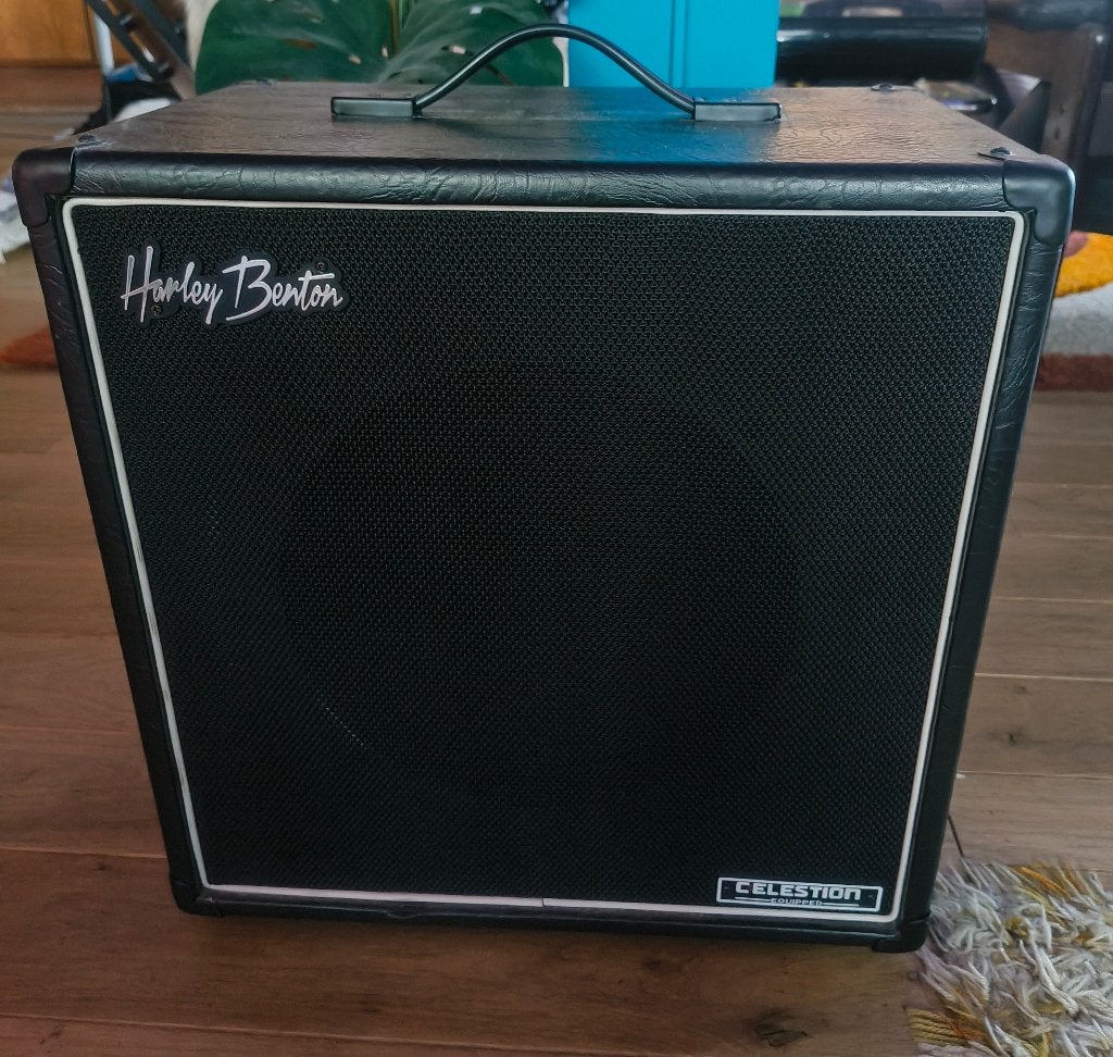 Harley Benton G112 Vintage cabinet, Muziek en Instrumenten, Ophalen, Zo goed als nieuw, Gitaar, 50 tot 100 watt