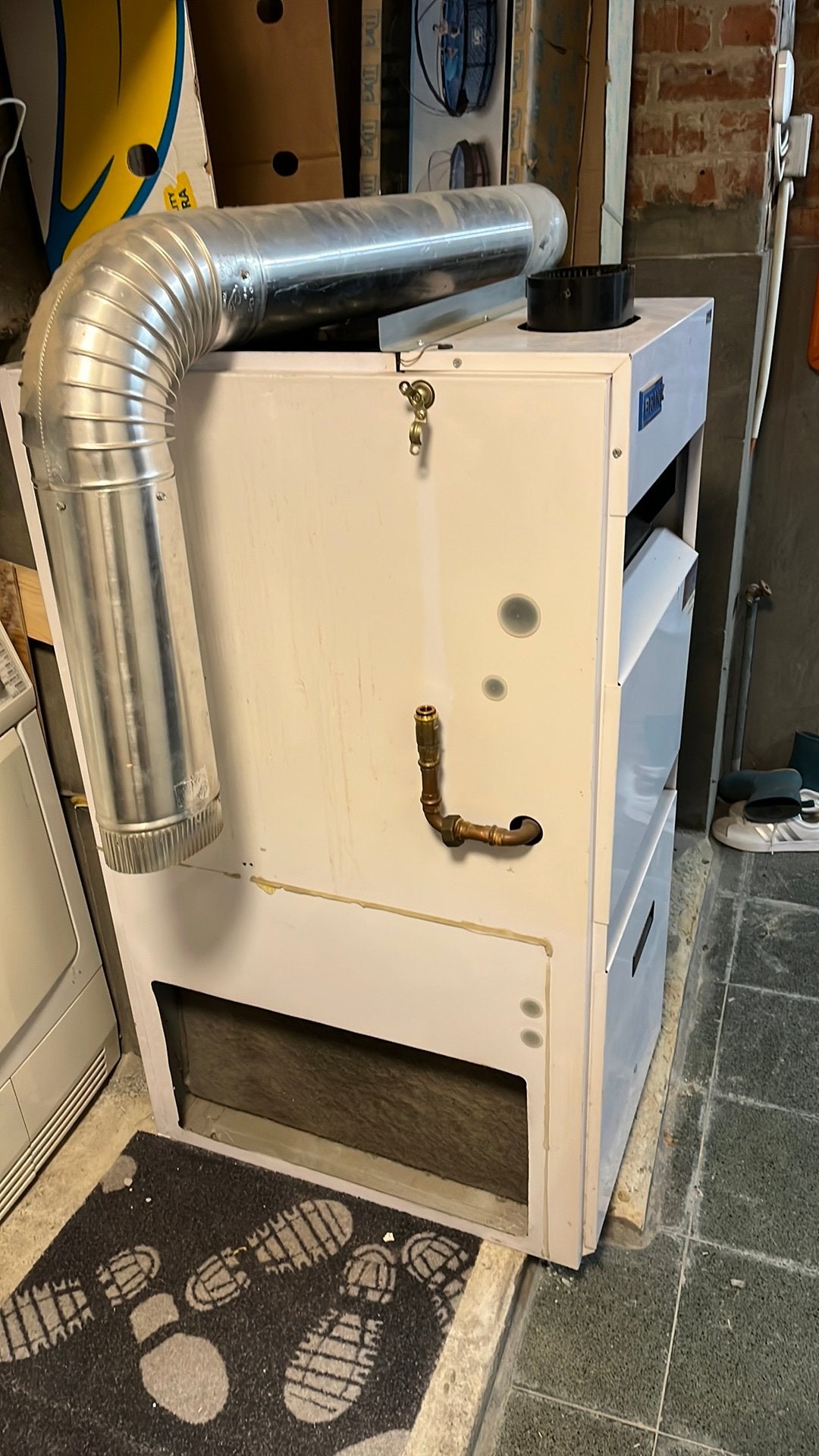 Luchtverwarming, Doe-het-zelf en Bouw, Ophalen, Gebruikt, Cv-ketel of Combi-ketel, Minder dan 60 cm