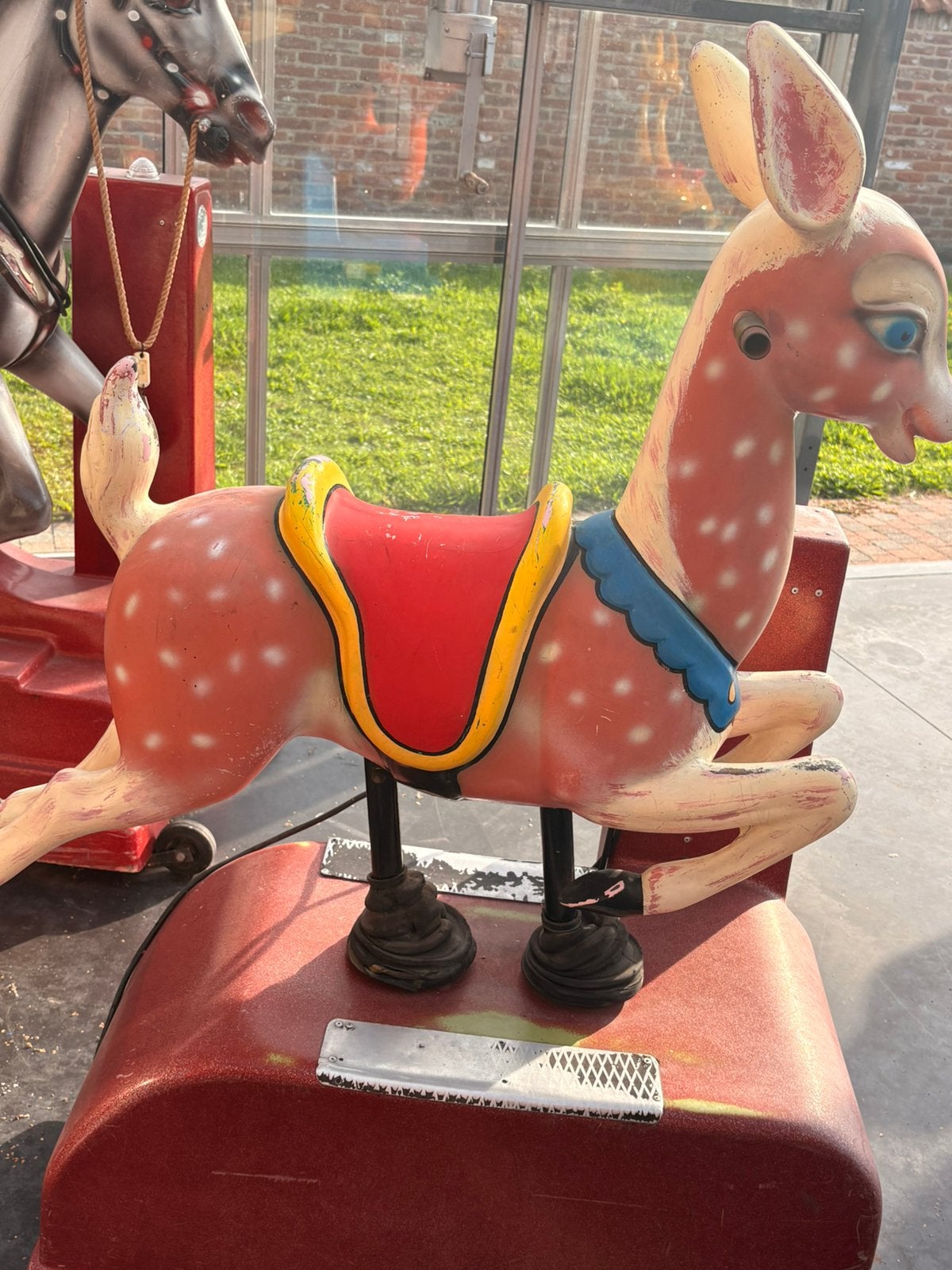 Vintage Bambi Kiddy Ride – werkend – muntinworp, Verzamelen, Ophalen, Gebruikt