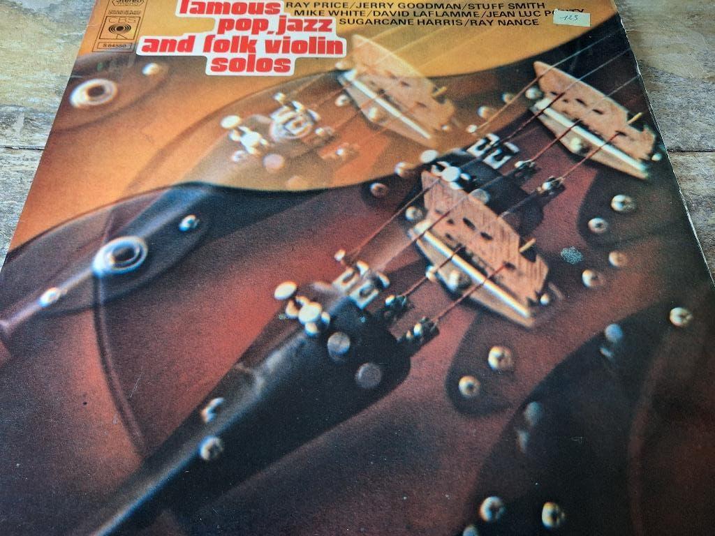 Famous Pop, Jazz And Folk Violins Solo - Compilation Lp, CD & DVD, Vinyles | Jazz & Blues, Utilisé, Jazz, 12 pouces, Enlèvement ou Envoi