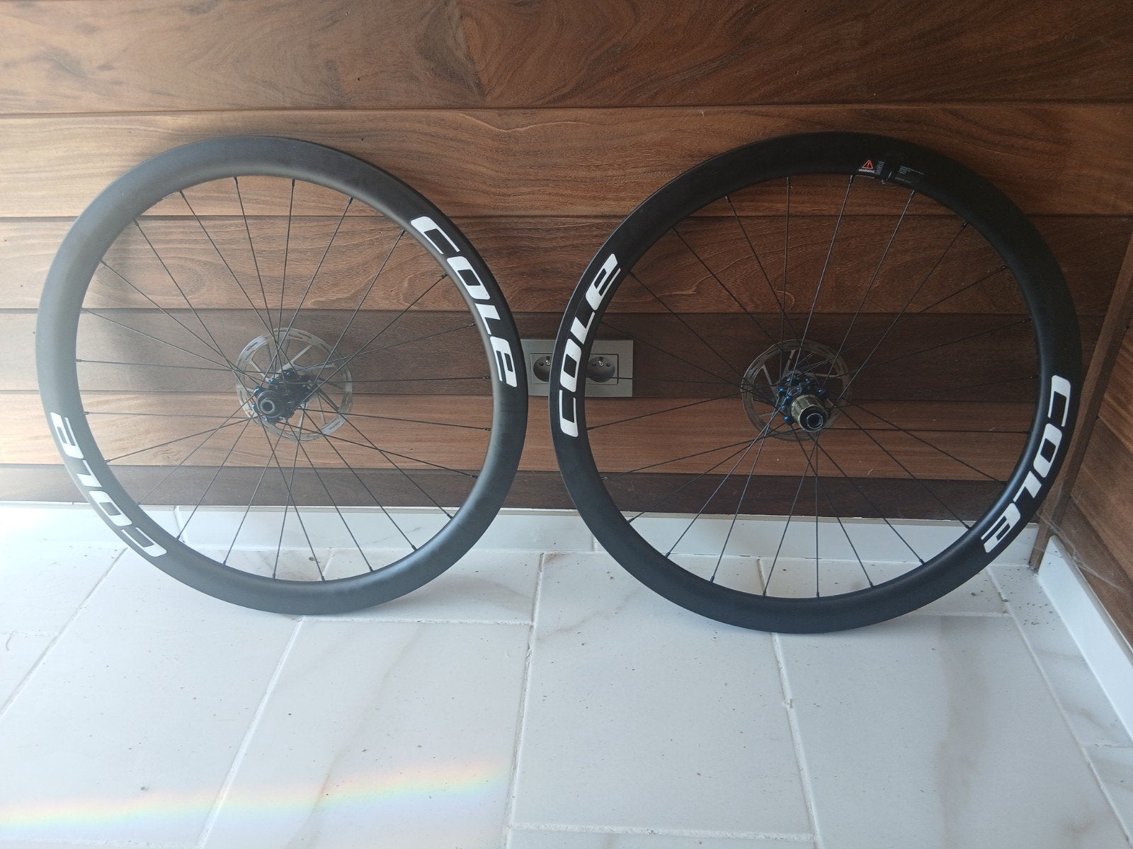 full carbon cole klimwielen met remschijven, Fietsen en Brommers, Ophalen of Verzenden, Zo goed als nieuw, Cole, Carbon