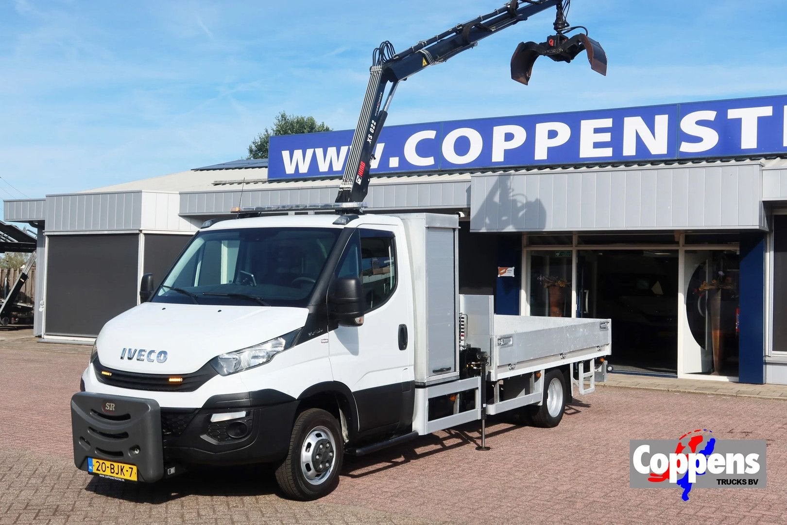 Iveco 50 C 15 50 C 150 Openbak+ kraan HIAB 3.0L motor, Iveco, Wit, Bedrijf, Cruise Control