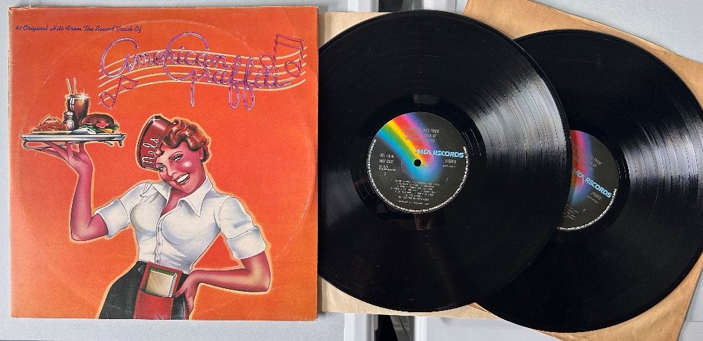 40 Original hits from soundtrack: AMERICAN GRAFFITY ( 2LP ), Verzenden, Zo goed als nieuw, 12 inch, Gatefold hoes