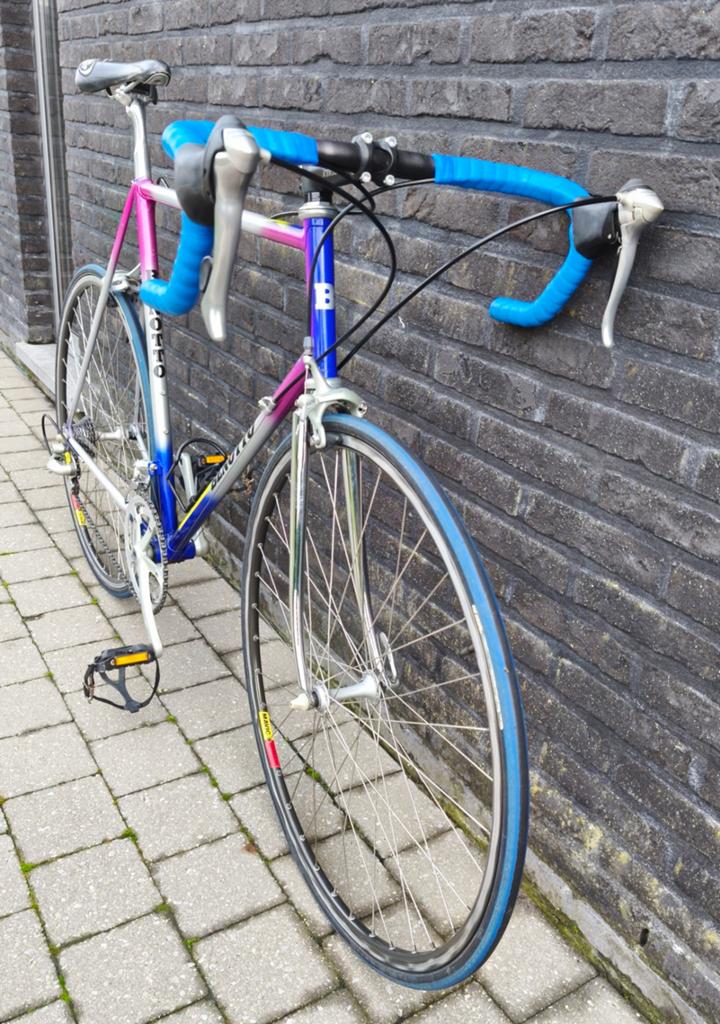 Stalen retro koersfiets, Fietsen en Brommers, Ophalen of Verzenden
