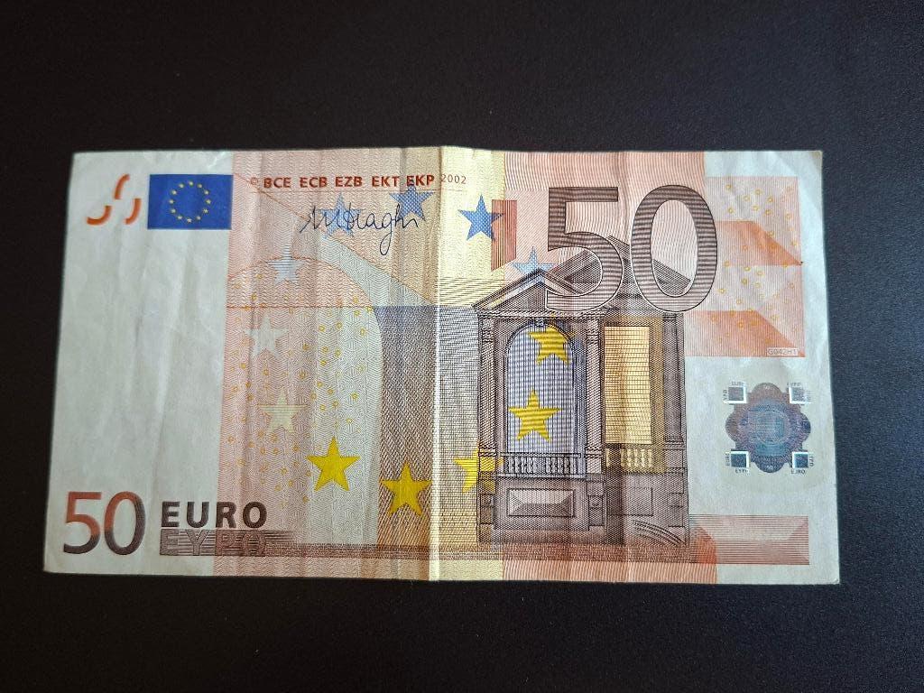 2002 Allemagne 50 euros ancien type Draghi code G042, Envoi, Allemagne, 50 euros, Billets en vrac