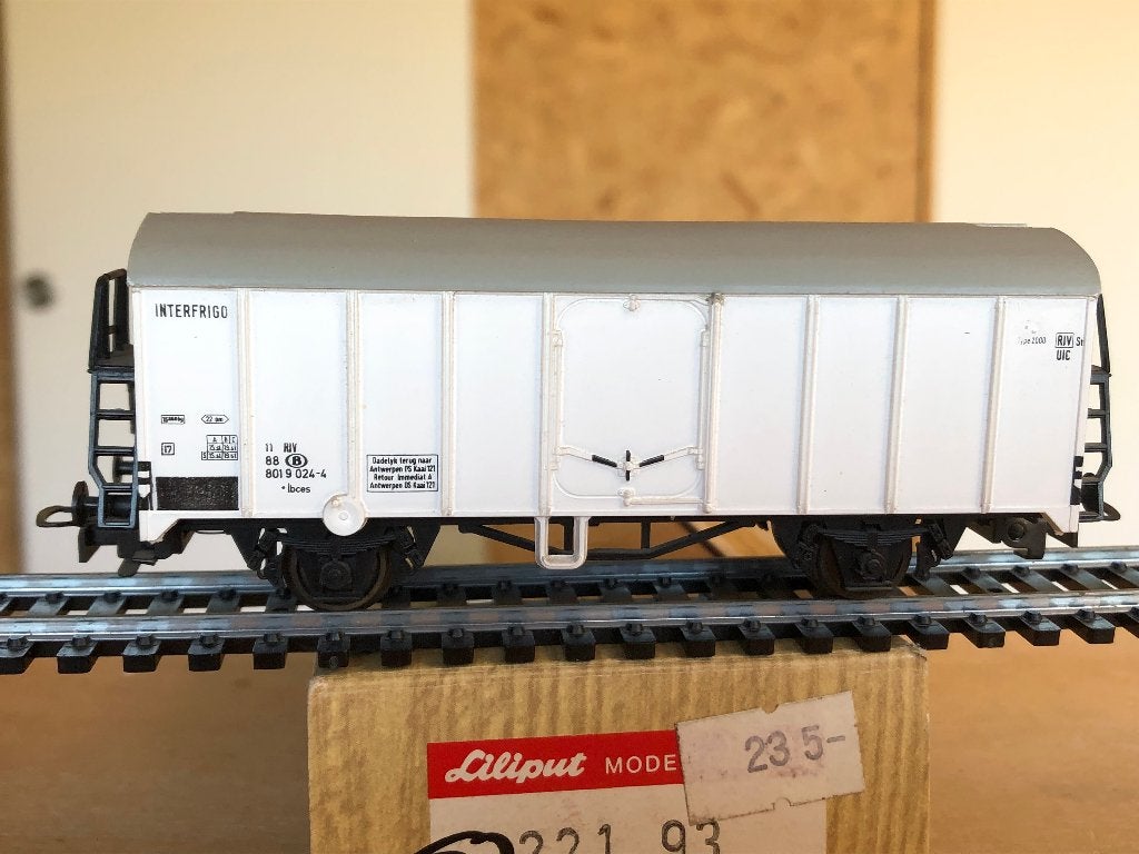 LILIPUT 22193 SNCB WAGON Ibces FRIGORIFIQUE HO, Hobby & Loisirs créatifs, Envoi, Utilisé, Wagon, Liliput