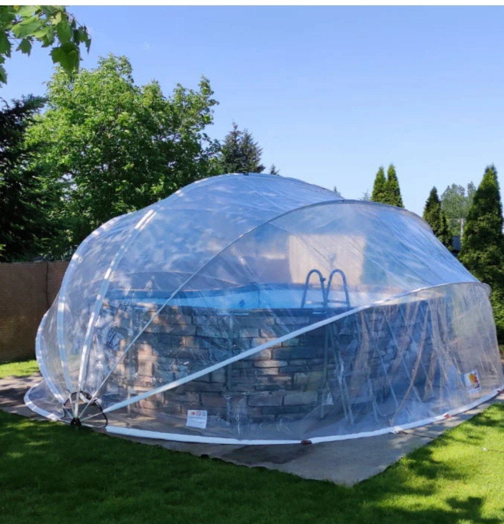 Zwembadoverkapping, Sunnytent oval Large, Ophalen, Ovaal