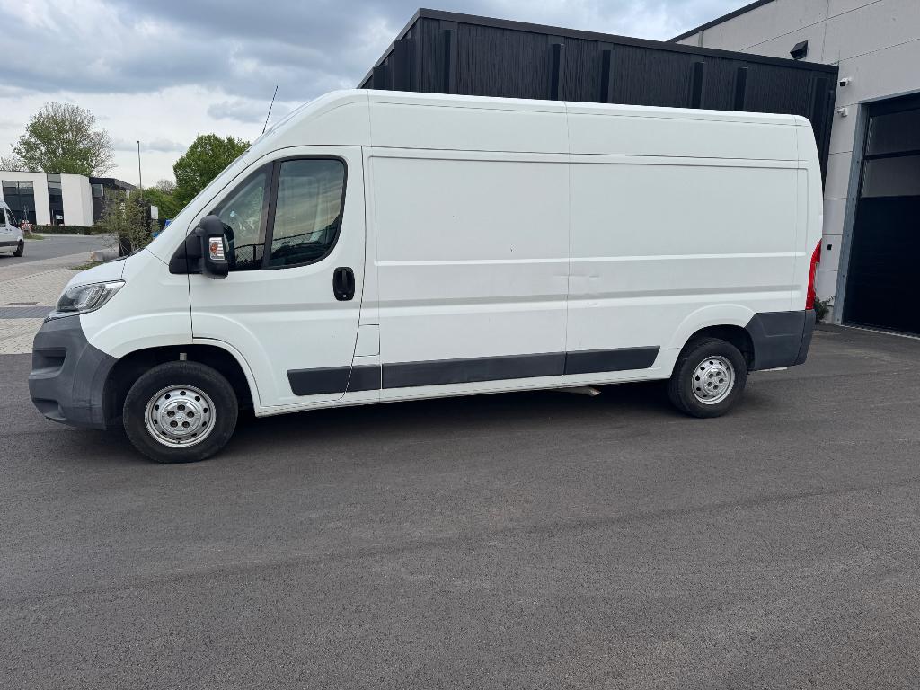 Jumper 2014 L3H2 airco trekhaak , roze formulier, Auto's, Voorwielaandrijving, 4 cilinders, Citroën, Wit