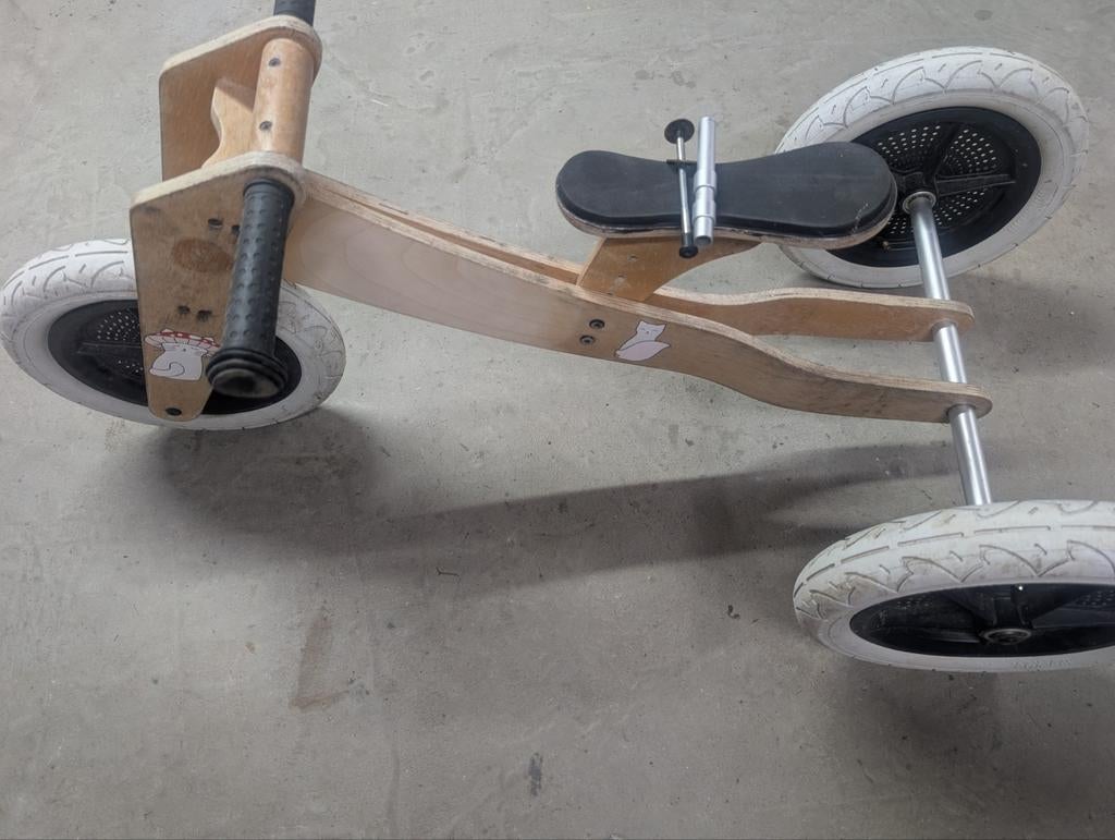 Wishbone houten kinder loop fiets 2/3 wieler, Ophalen