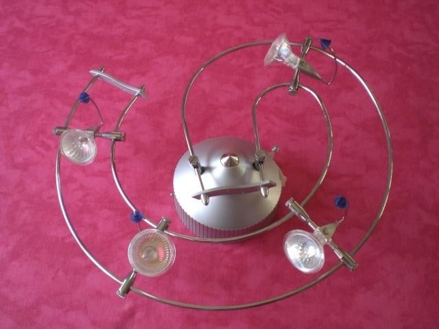 Applique halogène en rond, Maison & Meubles, Enlèvement ou Envoi, Utilisé