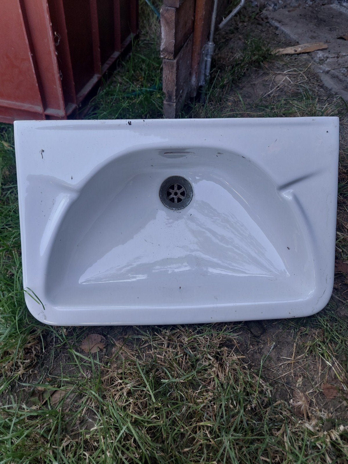 Lavabo vintage, Ophalen, Zo goed als nieuw, Steen, Wastafel