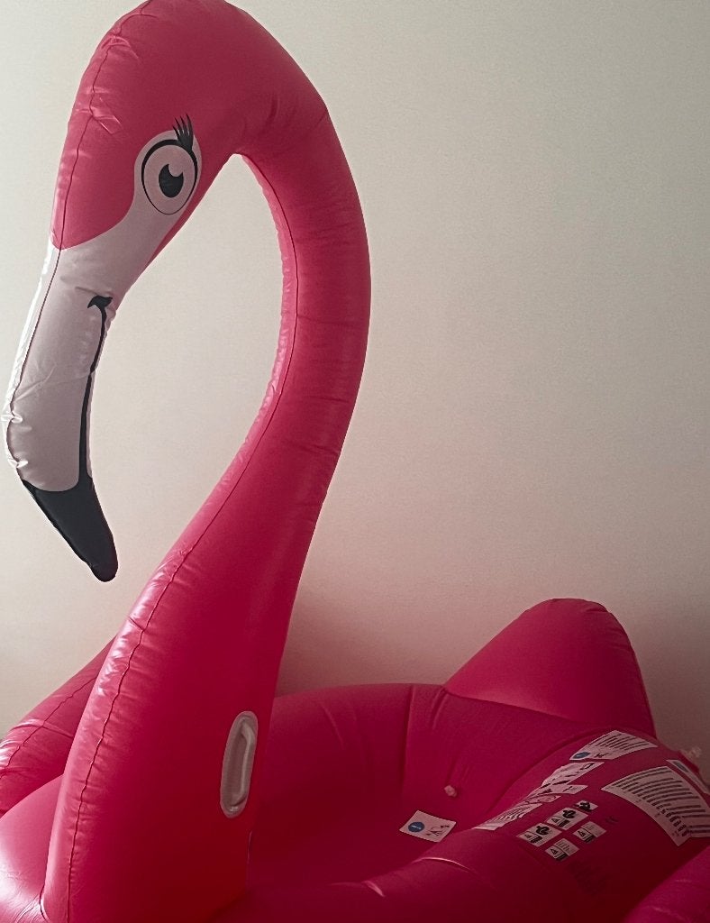 Flamingo gonflable géant neuf, Enlèvement, Neuf