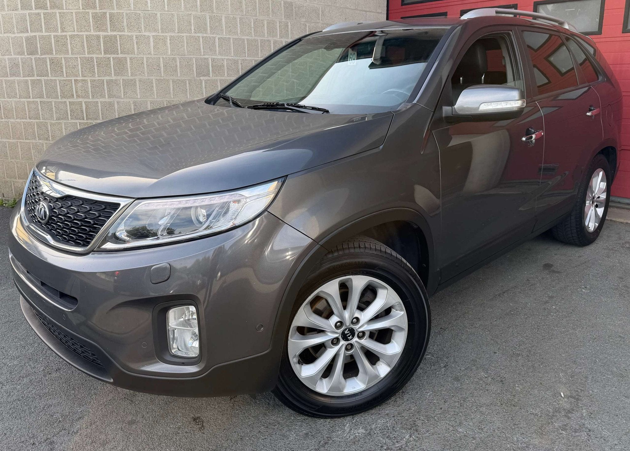 Kia Sorento 2.0 CRDi 2WD Fusion 7pl + CLIM, Autos, Cuir, Argent ou Gris, Achat, Entreprise