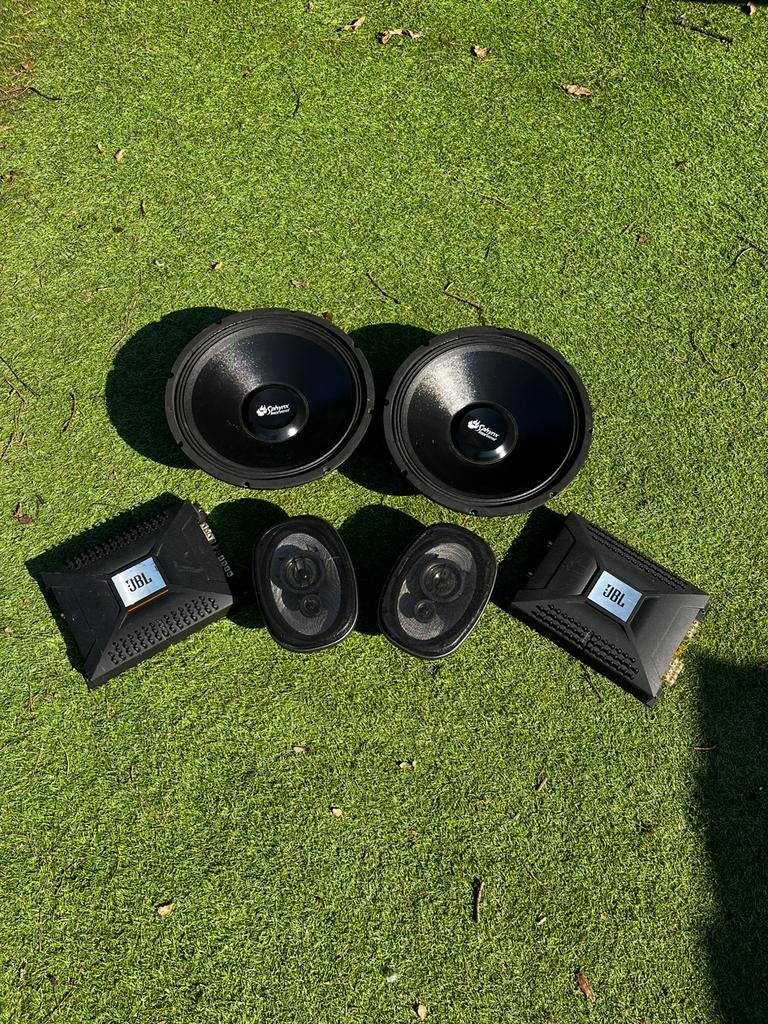 Complete Subwoofer Installatie – JBL + 2x 15” Subs, Enlèvement, Utilisé