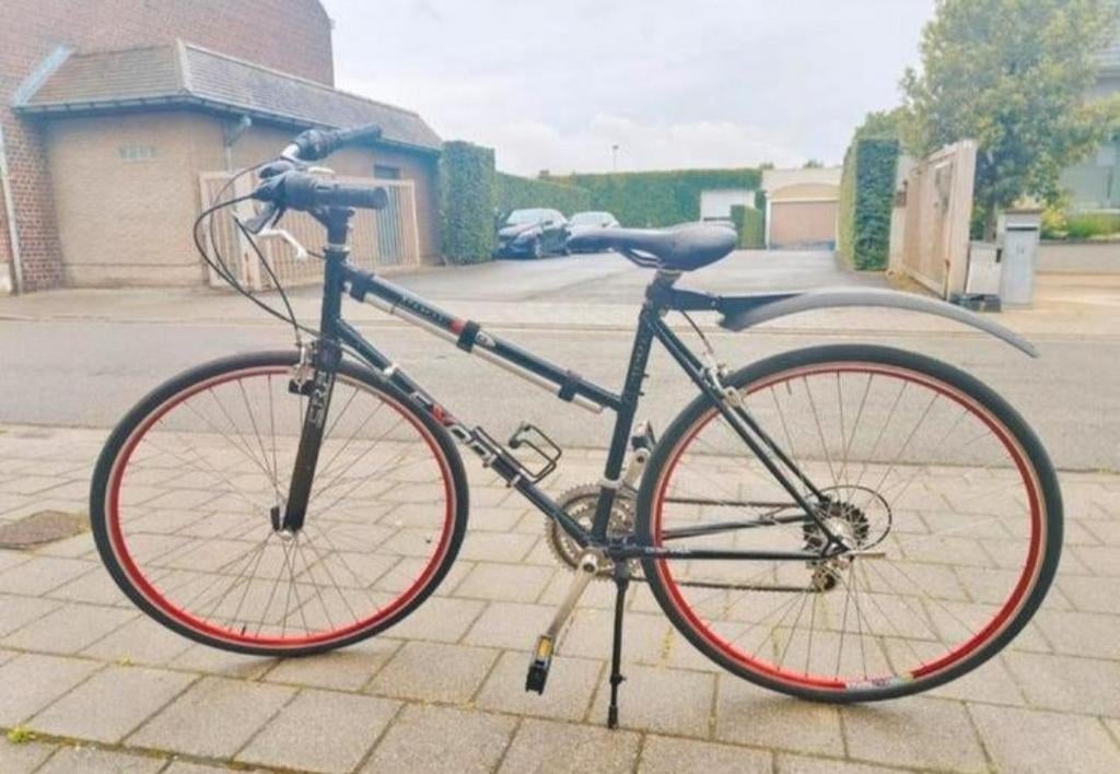 Sportieve damesfiets, Ophalen